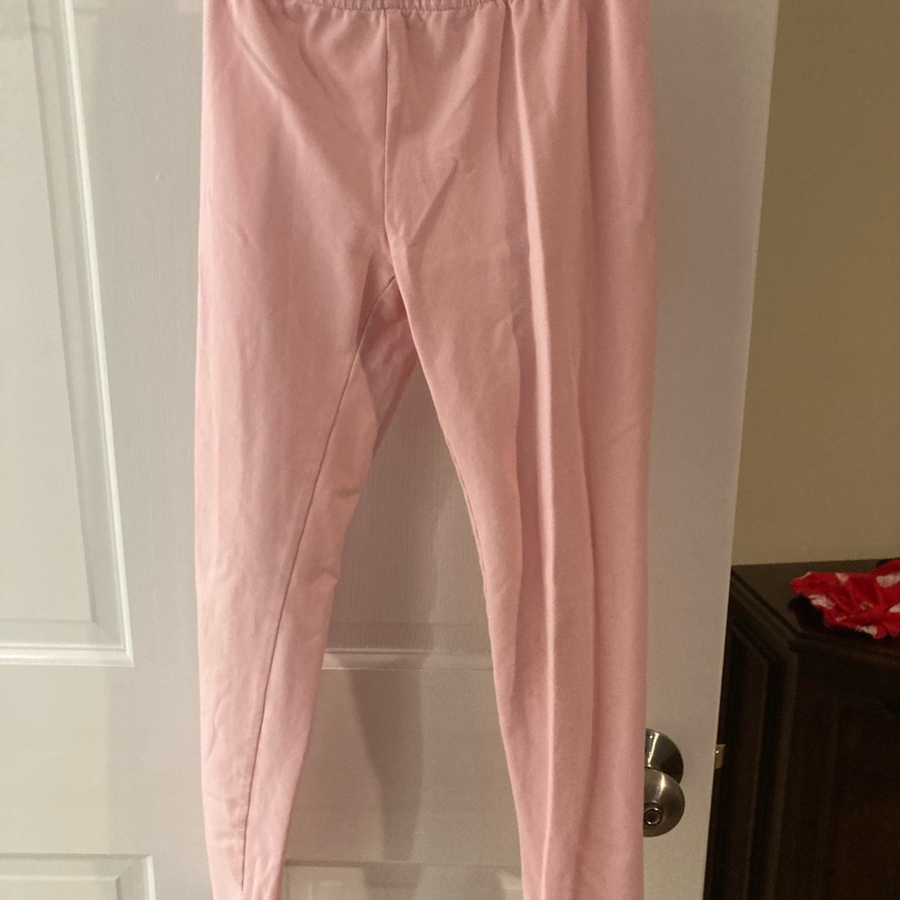 Hanna Andersson Light Pink Kids Leggings